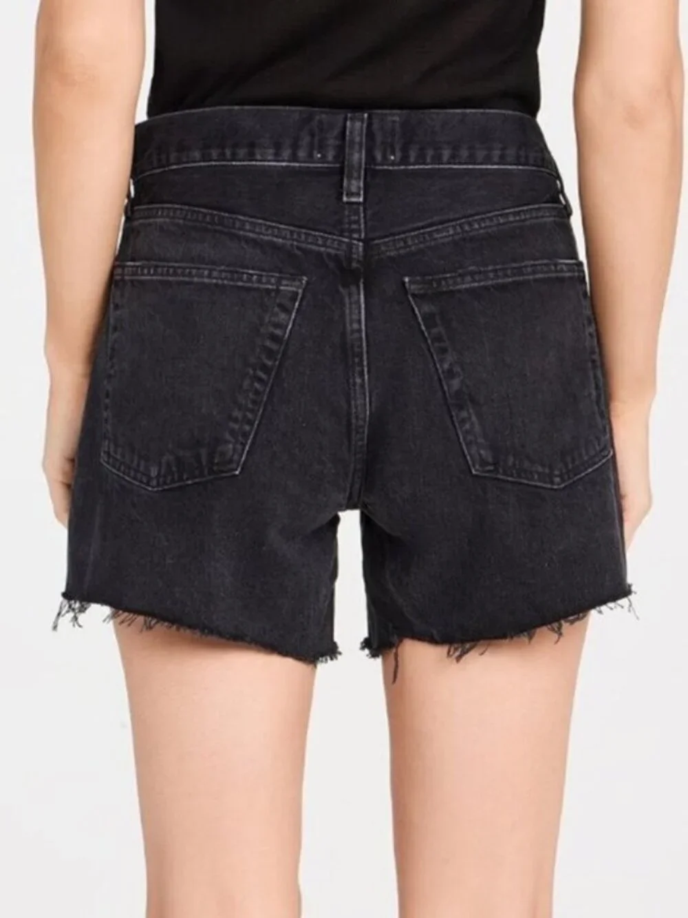 AGOLDE Parker Long Denim Shorts